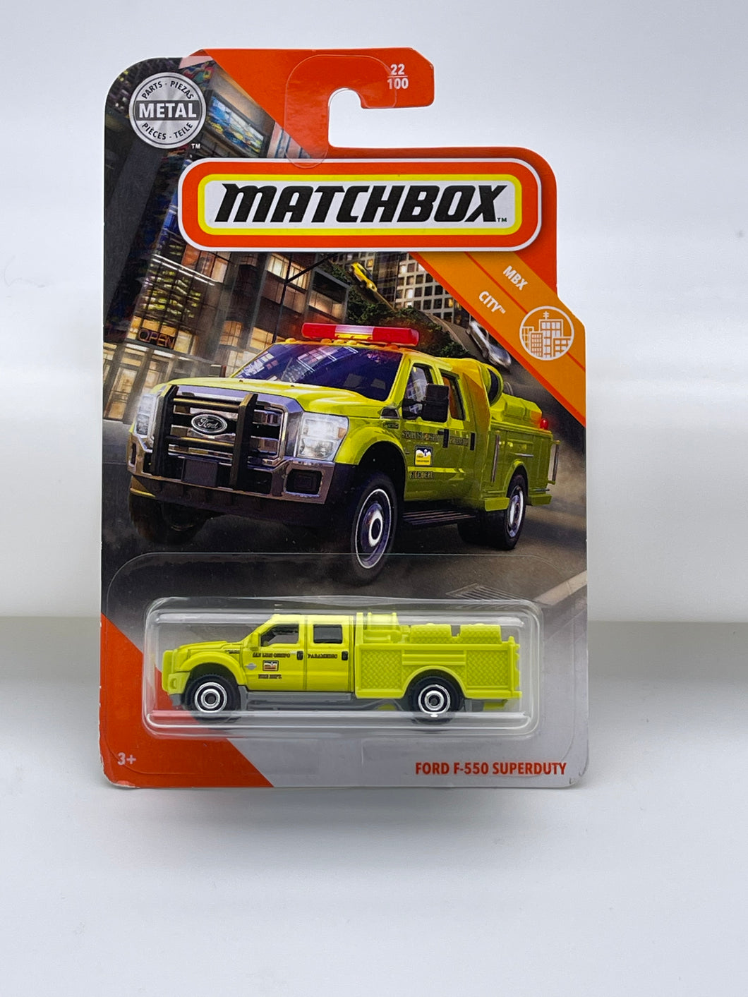 Matchbox Ford F-550 Super Duty (Yellow)