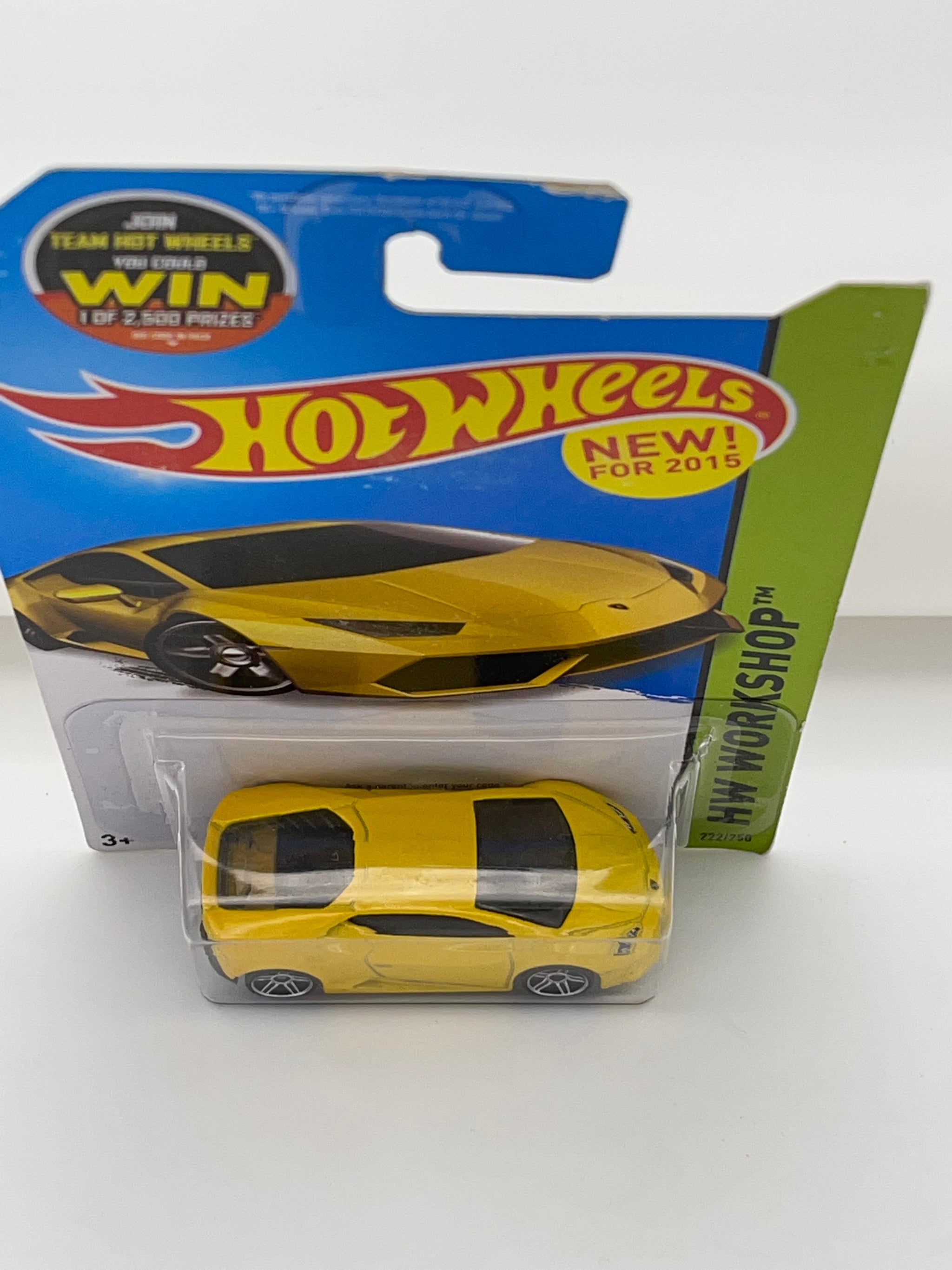 Hot Wheels Lamborghini Huracan LP 610 4 Yellow Hot Box Cars