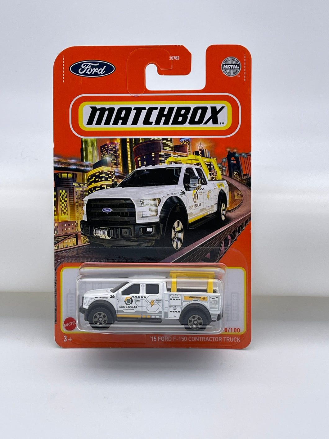 Matchbox ‘15 Ford F-150 Contractor Truck (White)