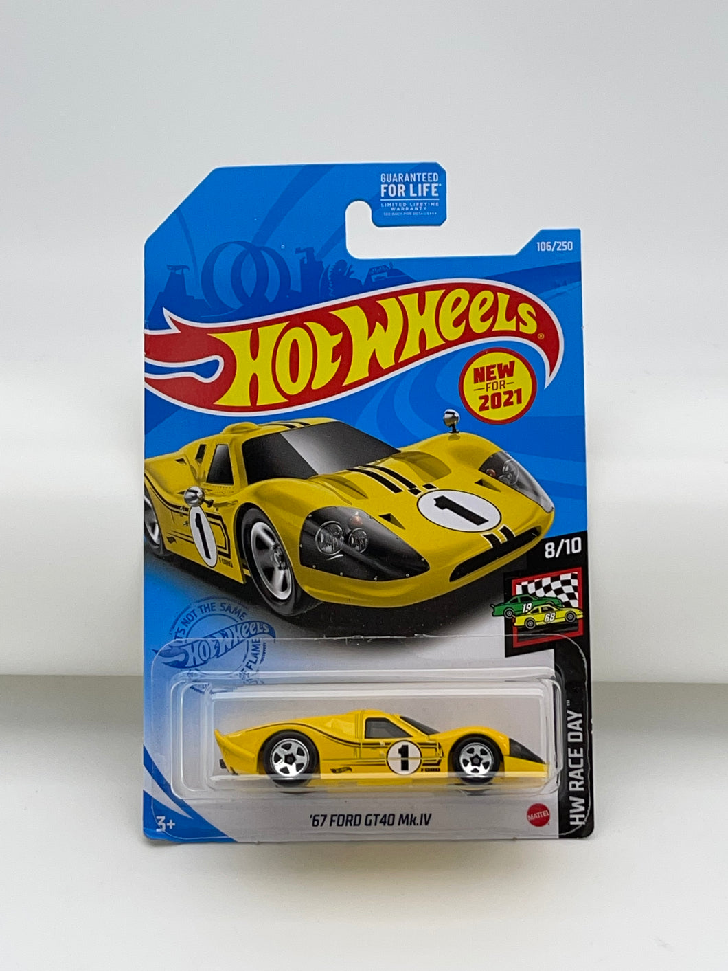 Hot Wheels’67 Ford GT40 Mk.IV (Yellow)