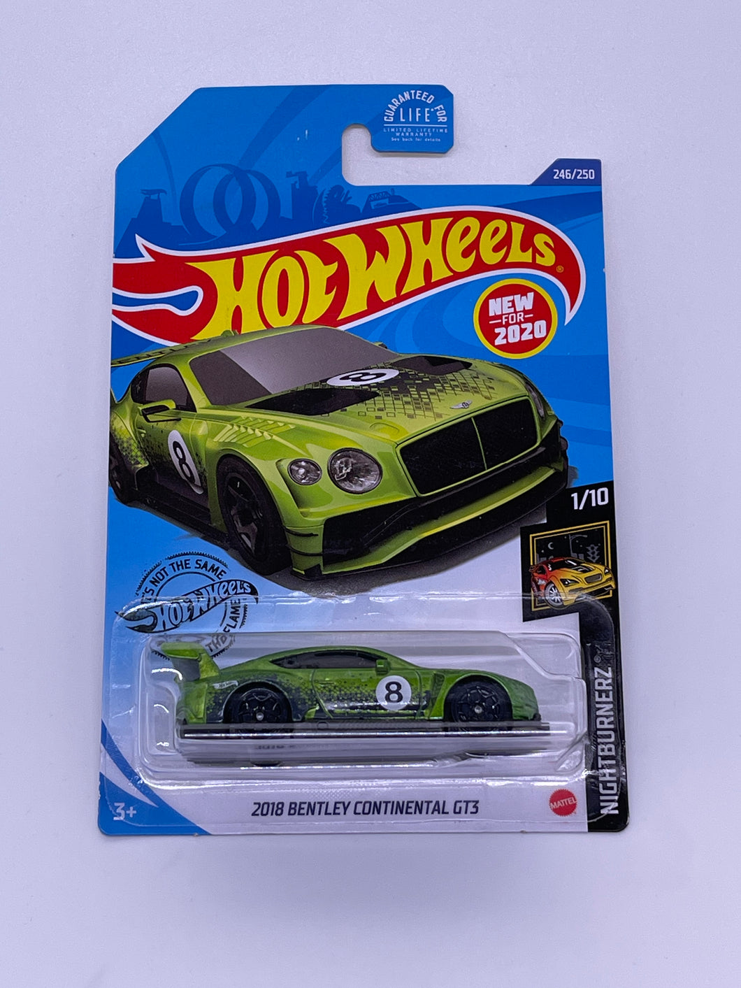 Hot Wheels ‘18 Bentley Continental GT3 (Green)