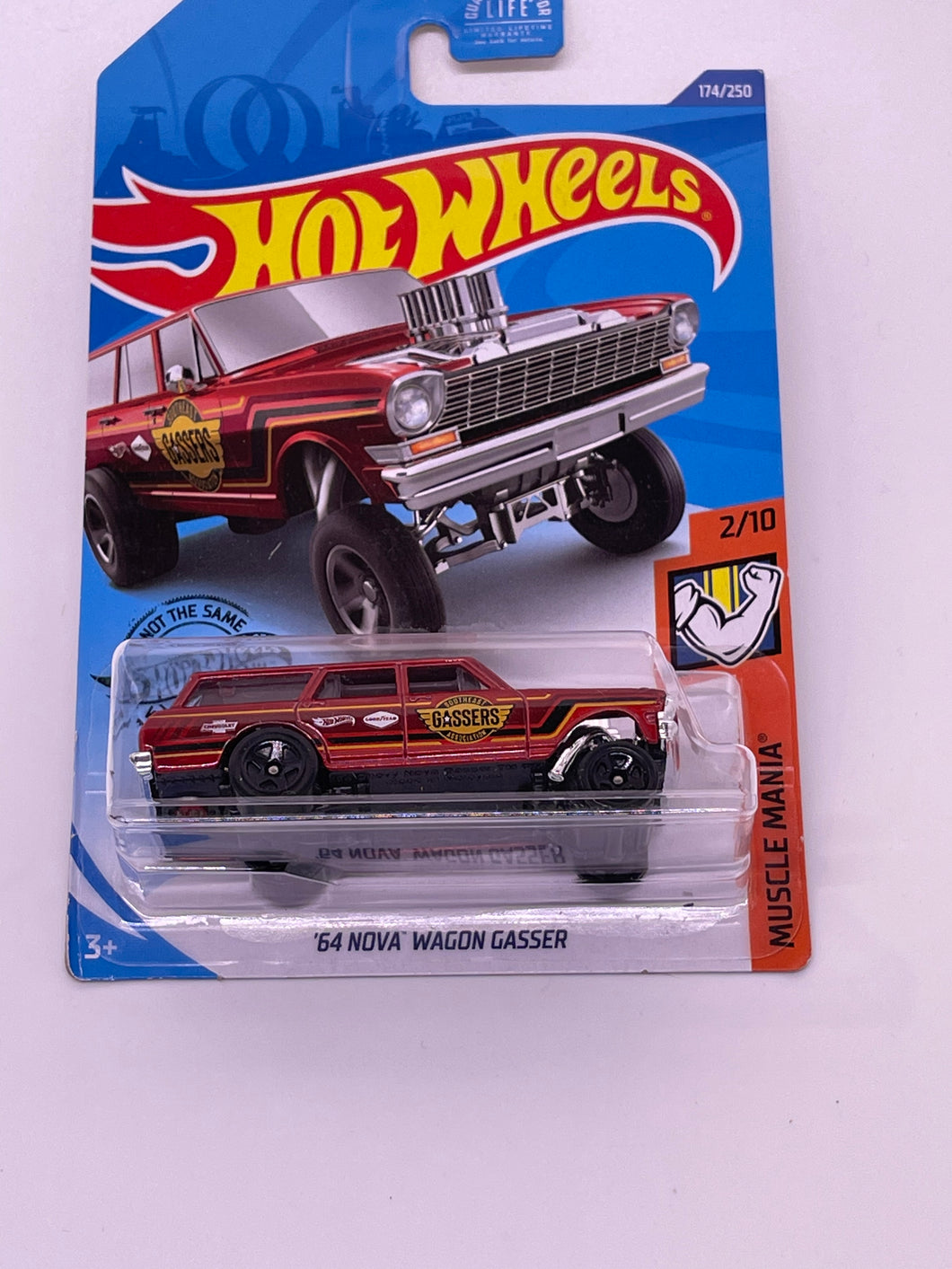 Hot Wheels ‘64 Nova Wagon Gasser (Red)