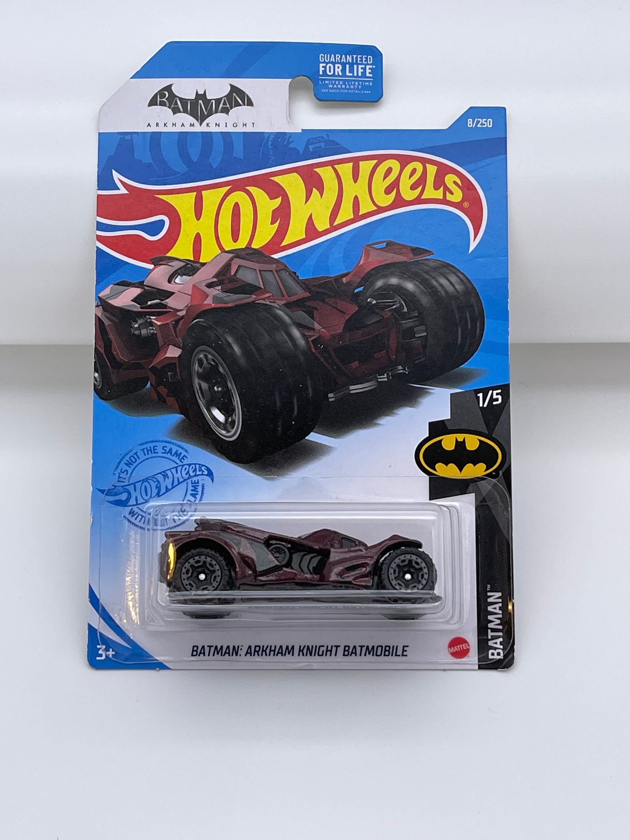 Hot Wheels Batman Arkham Knight Batmobile Red Hot Box Cars