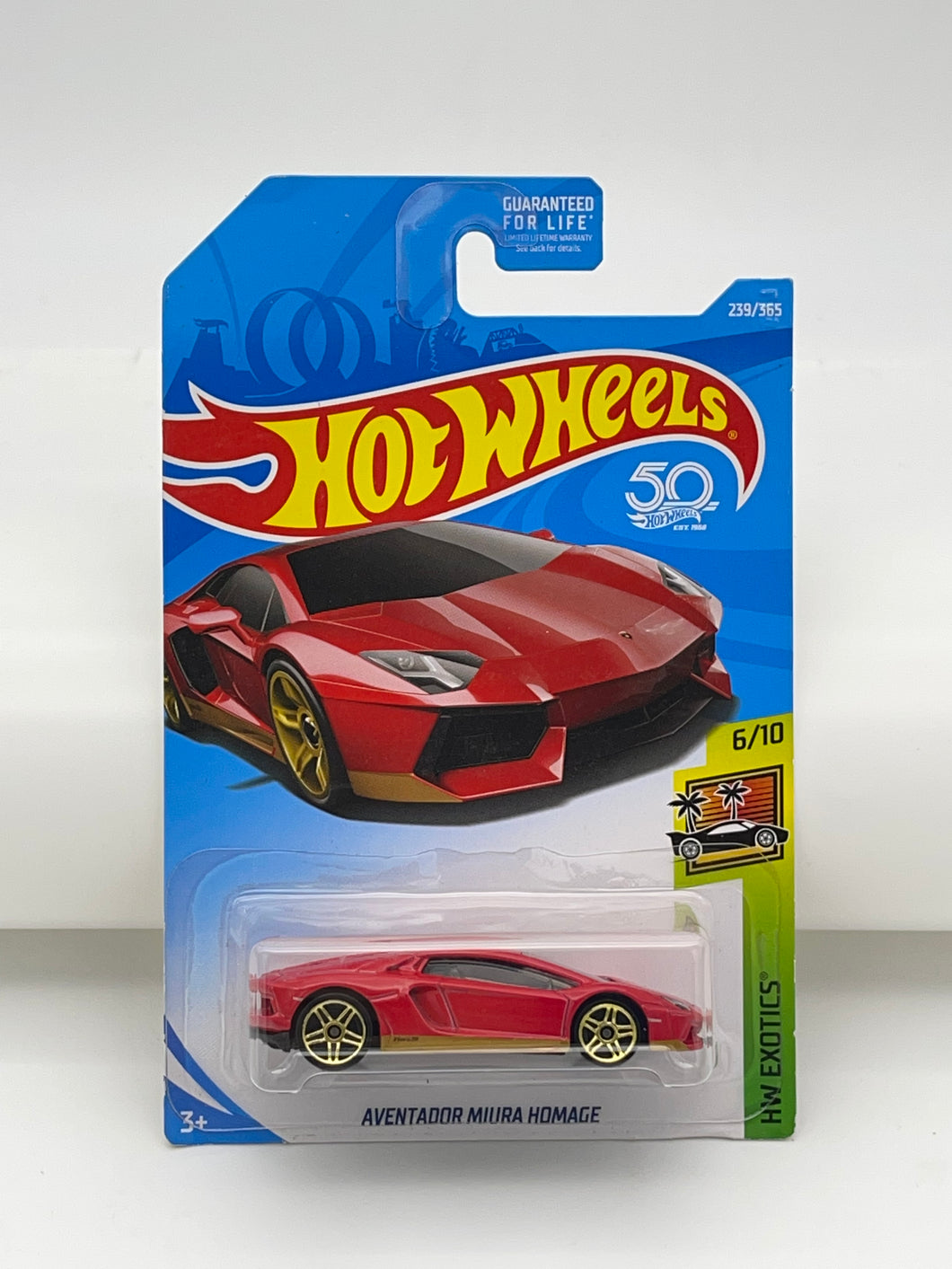 Hot Wheels Aventador Miura Homage (Red)