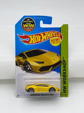 Load image into Gallery viewer, Hot Wheels Lamborghini Huracan LP 610-4 (Yellow)
