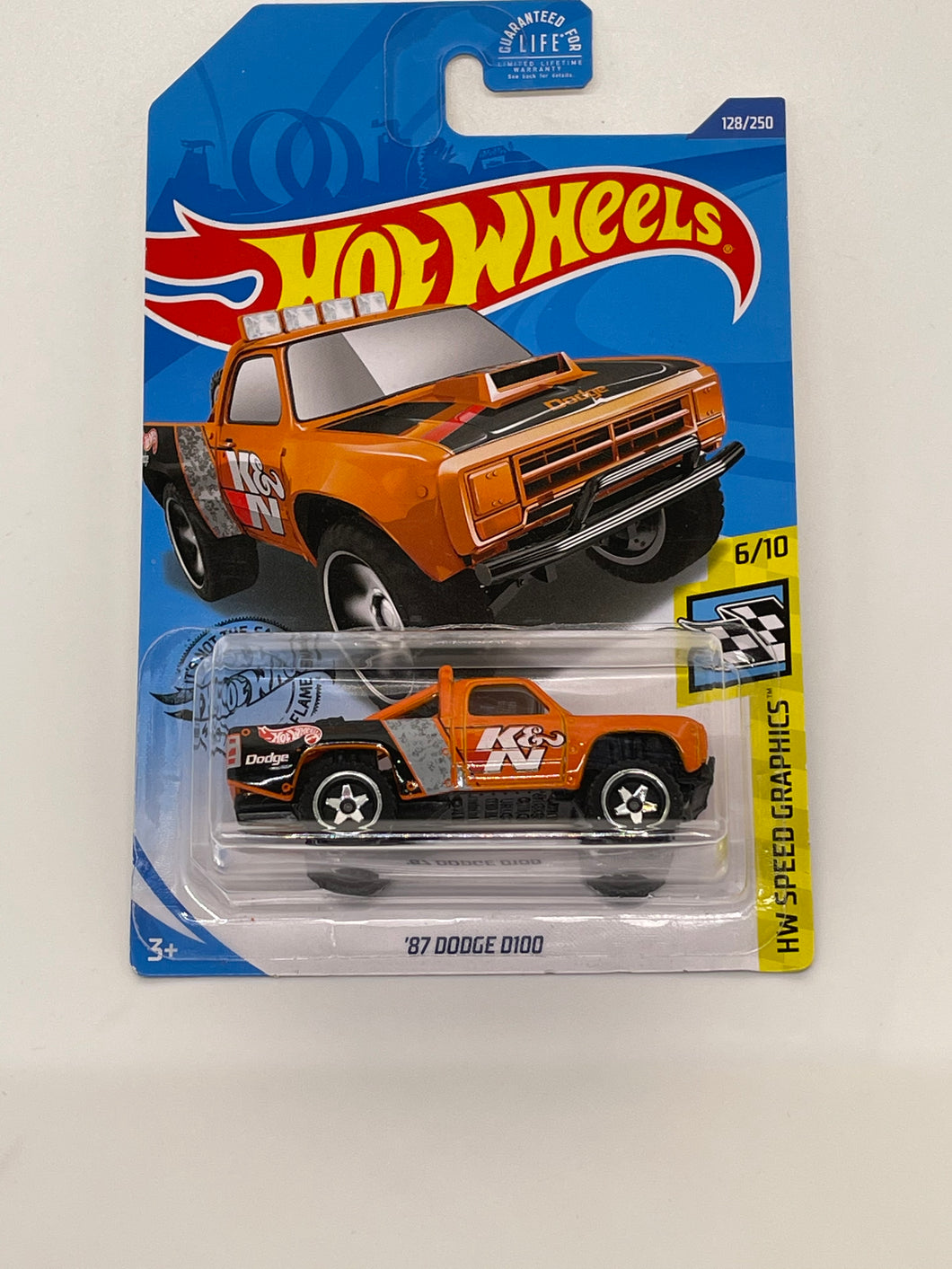 Hot Wheels ‘87 Dodge D100 (Orange)