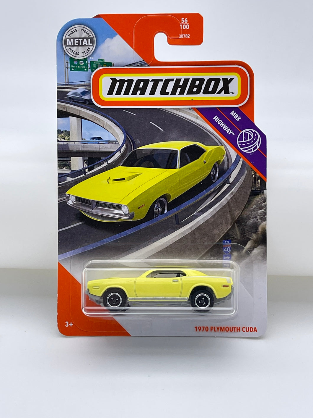 Matchbox ‘70 Plymouth Cuda (Yellow)