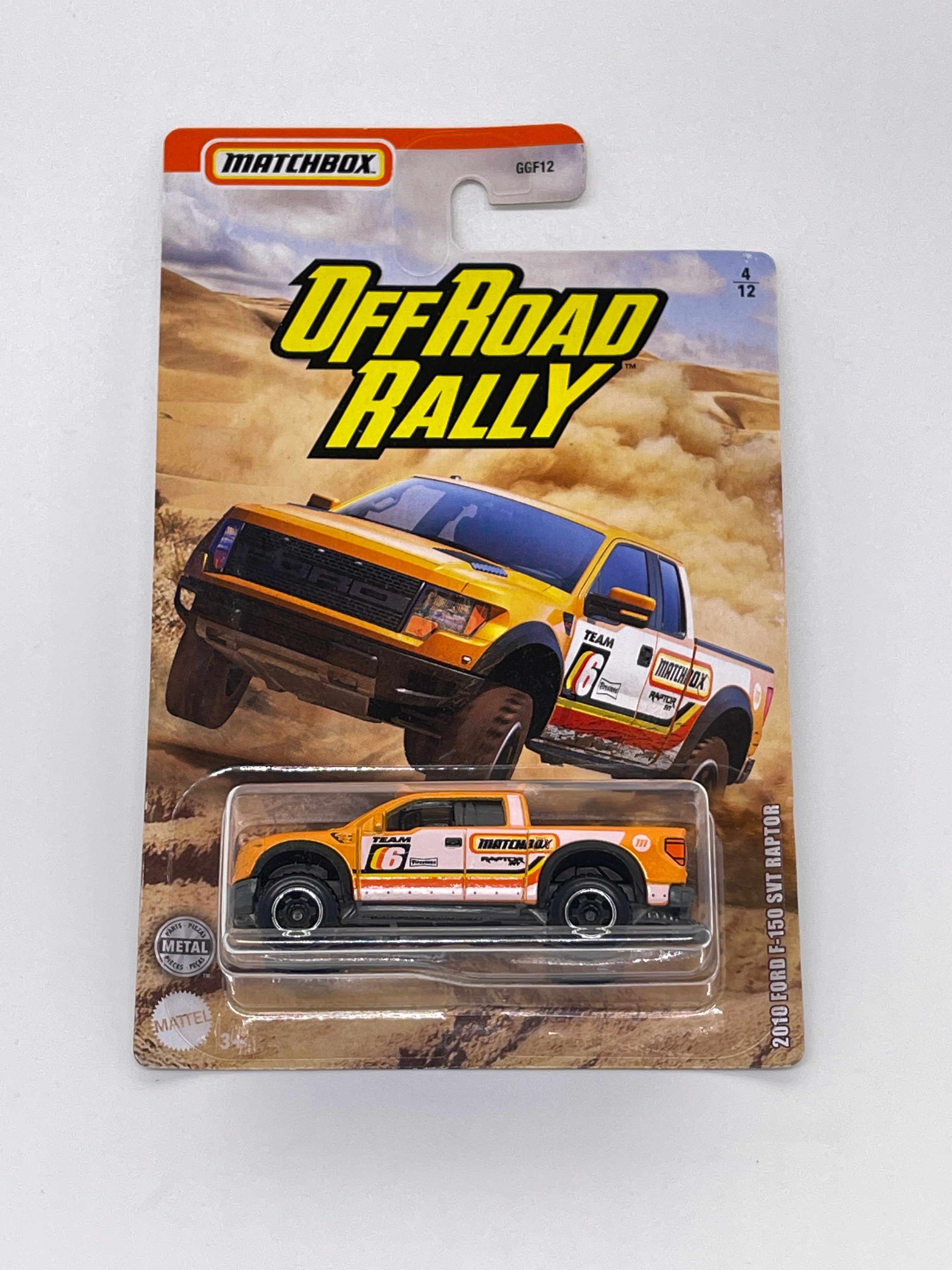 Matchbox '10 Ford F-150 SVT Raptor| Hot Box Cars